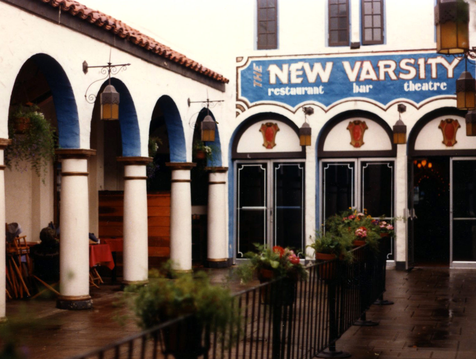 courtyard at New Varsity Theater