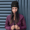 Embroidered Beanie - Spiral - Image 2