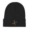 Embroidered Beanie - Spiral - Image 3