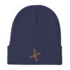 Embroidered Beanie - Spiral