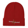 Embroidered Beanie - "Heavy Mental" - Image 4