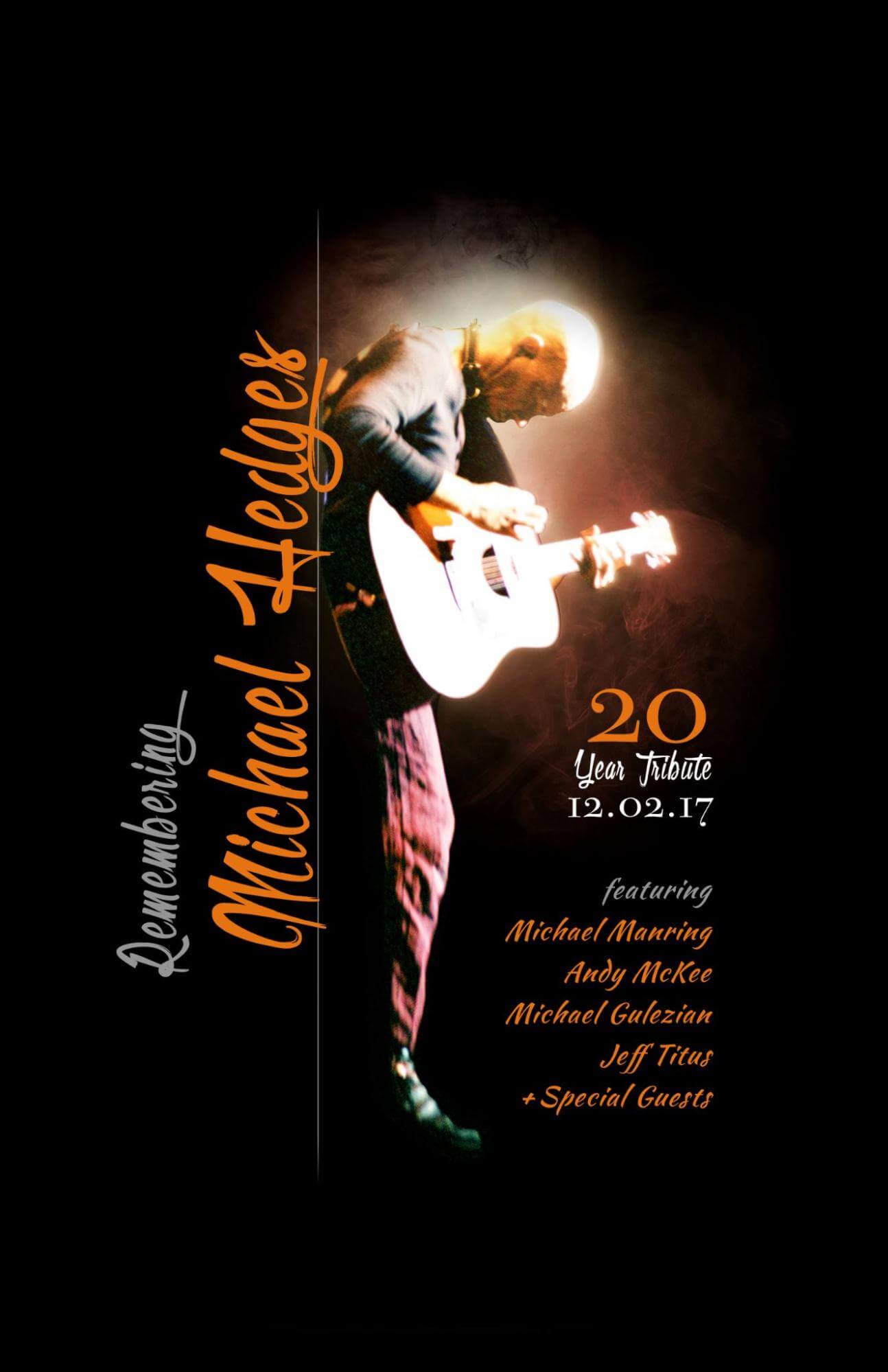 Poster from tribute concert