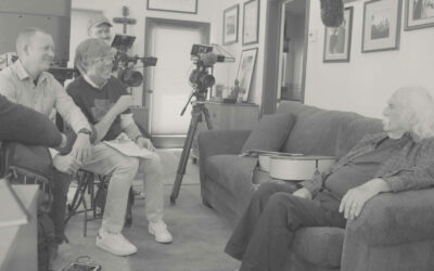 Mischa Hedges and Brendan Hedges interviewing David Crosby on Camera
