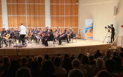 Filming the U.S. Guitar Orchestra in New York City