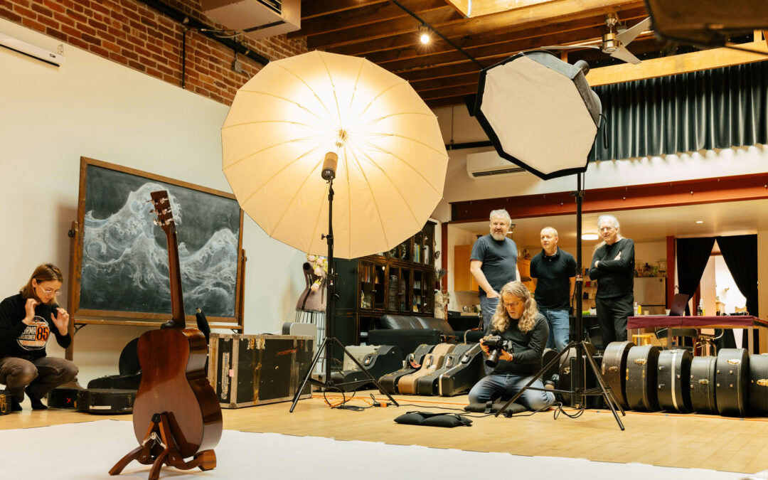Behind The Scenes: Photographing Michael’s 38 Guitars
