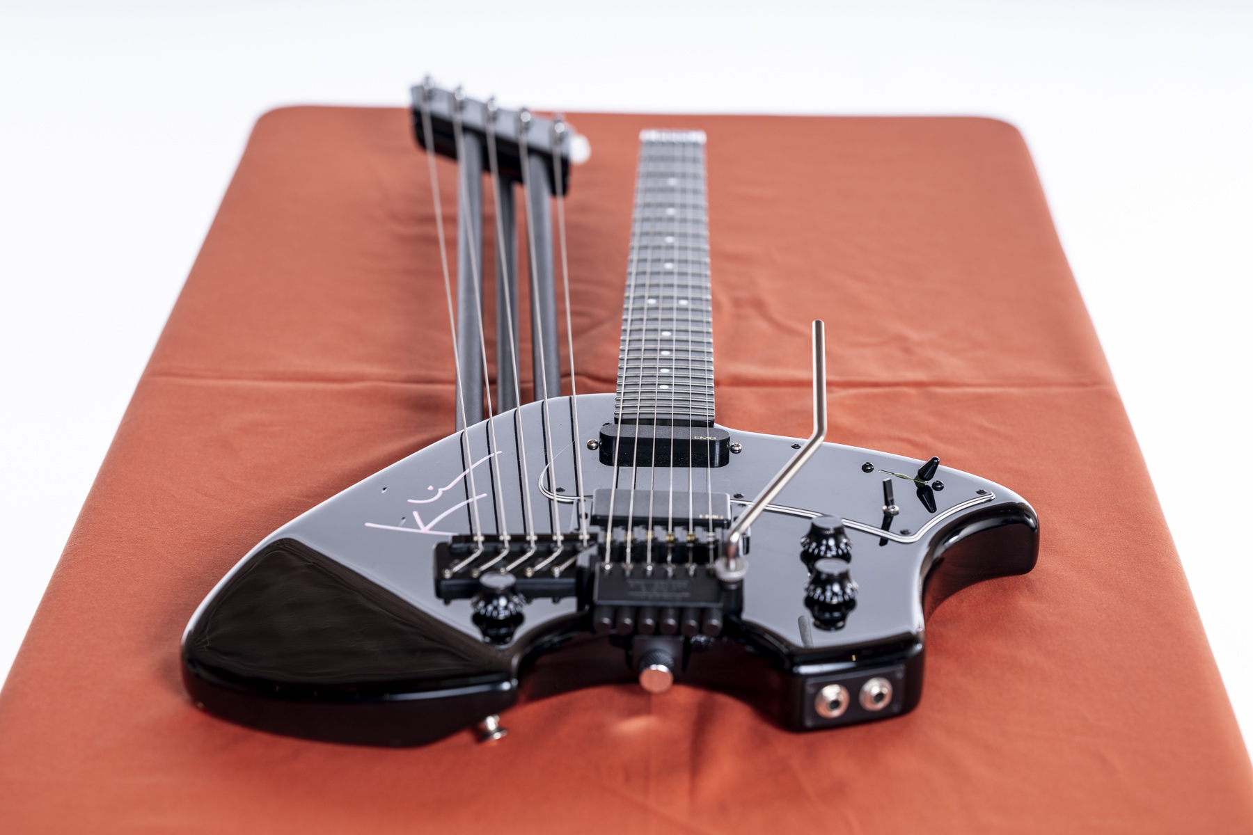 Michael's Klein Electric Harp Guitar. Photo Credit: Jay Blakesberg